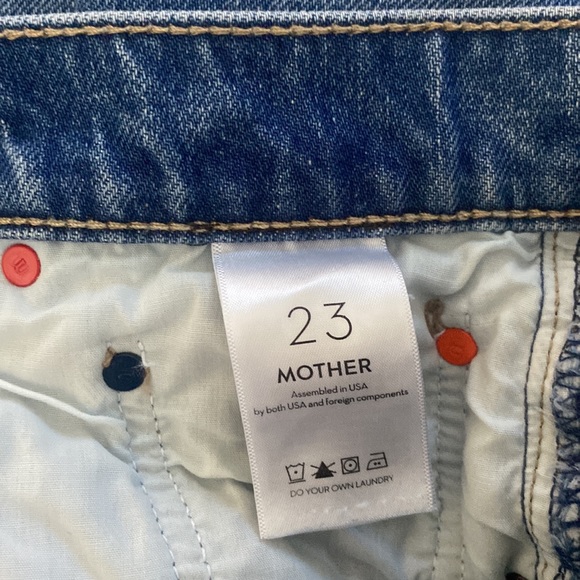 MOTHER SNACKS! The Fun Dip Ankle in Delicious Memories Wide Leg Crop 23 - Picture 3 of 16